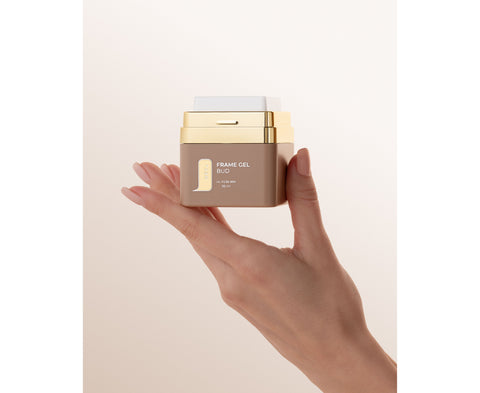 HEYLOVE Frame Builder Gel – French White French Gel Constructor Universal para Uñas 30ml