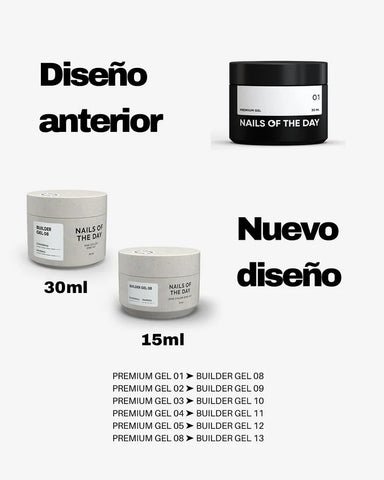 NAILSOFTHEDAY Builder Gel 13 — Caramelo Oscuro 30 ml