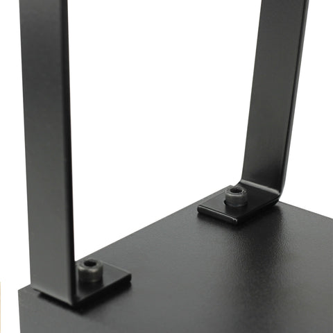 Apoyabrazo Blanco con Patas Metálicas Inclinadas