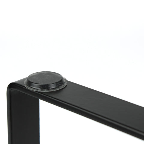 Apoyabrazo Negro con Patas Metálicas Desmontables