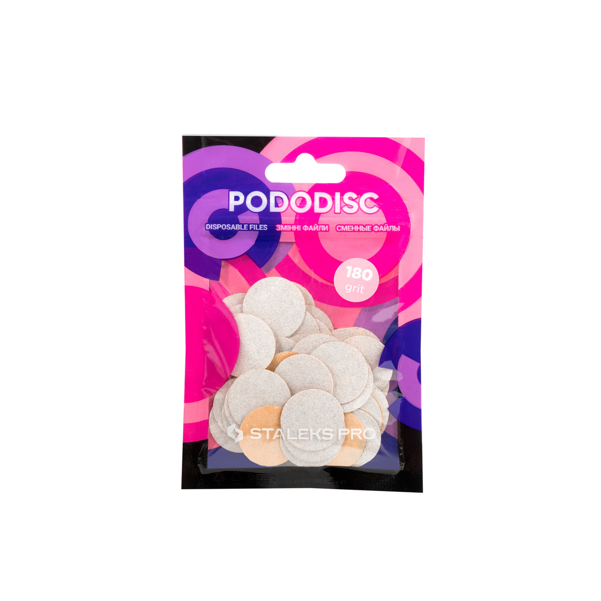 Recambios desechables para pododisco tamaño L(25mm) 180 grit (50 un)