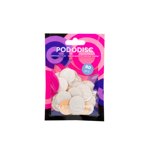 Recambios desechables para pododisco tamaño M(20mm) 80 grit (50 un)