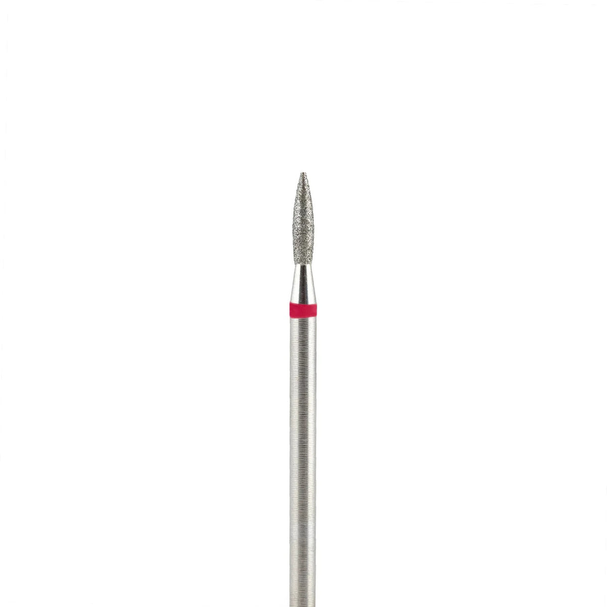 Fresa/Broca de diamante, forma de llama roja 1.8 sin punta 8mm