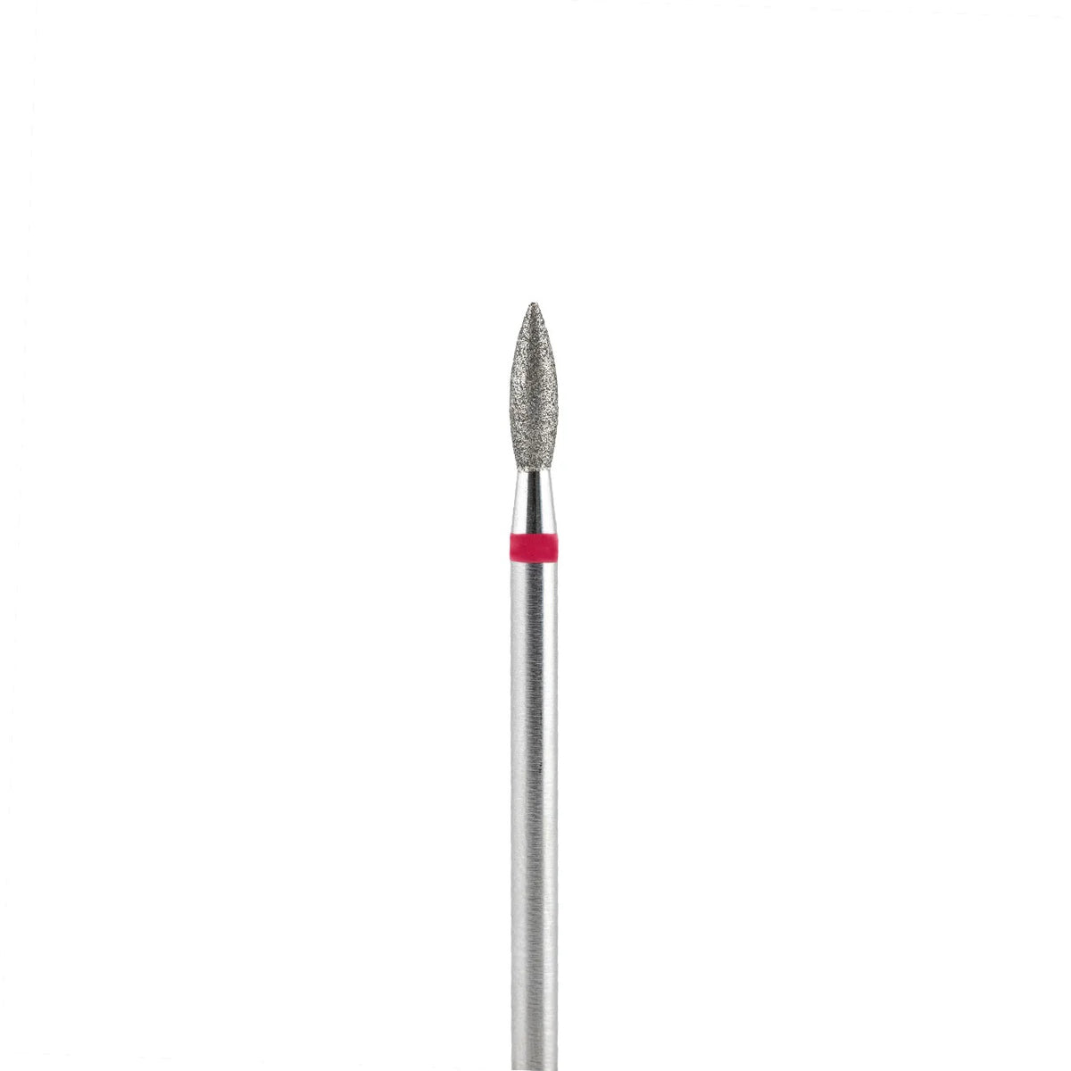 Fresa de diamante, forma de llama roja 2.3 sin punta