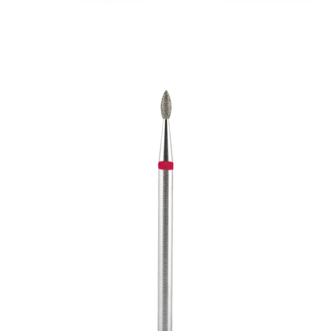 Fresa de diamante, forma de oliva roja 1.6