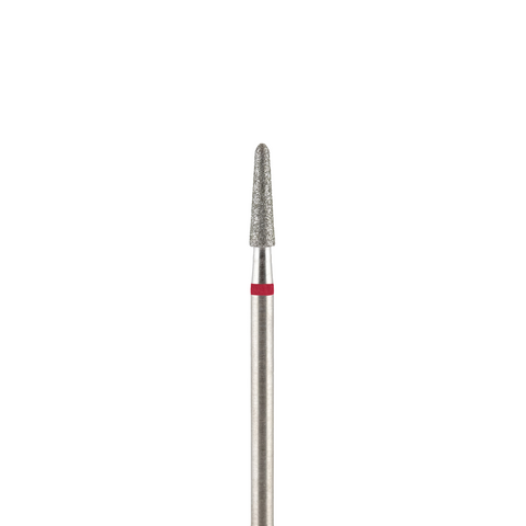 Fresa/Broca de diamante, forma de cilindrica roja 2.5
