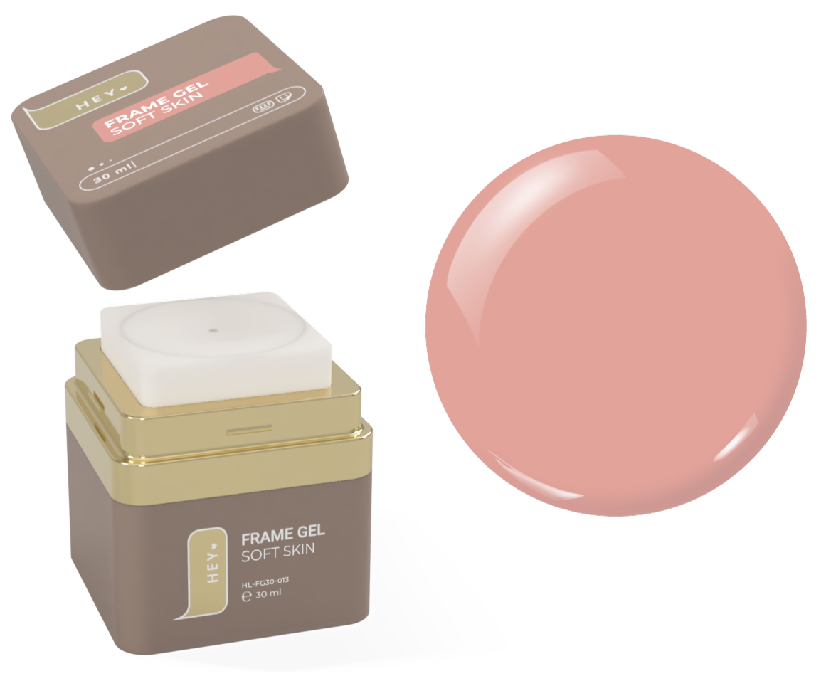 HEYLOVE Frame Builder Gel SOFT SKIN 30 ml – Gel Constructor Beige-Rosa Oscuro