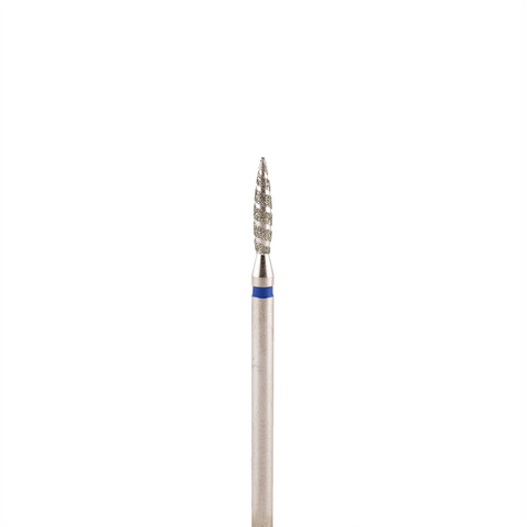 Fresa/Broca de diamante, forma de llama azul 2.1 T