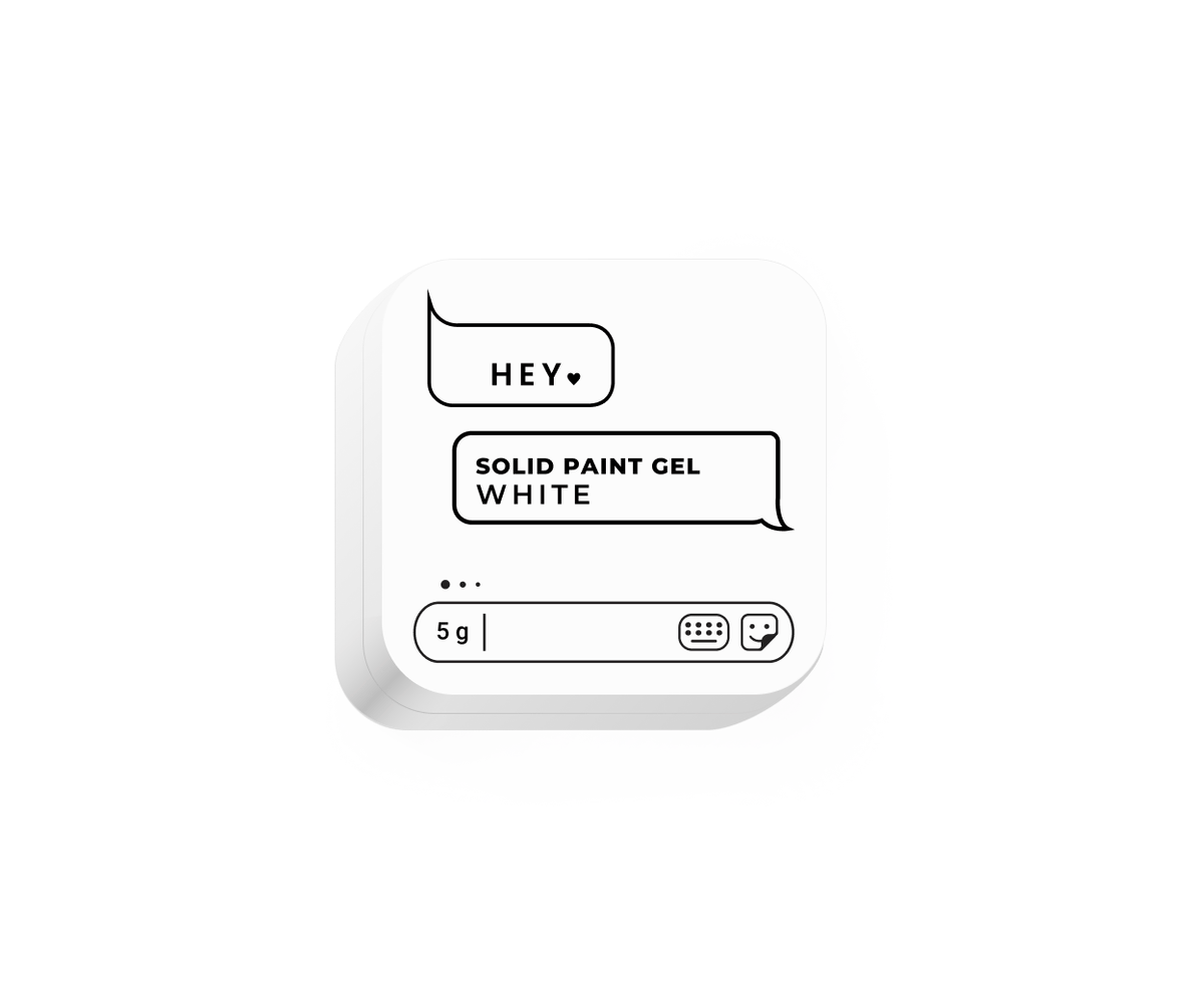 HEYLOVE Gel Paint Solid White 5g
