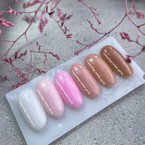 NAILSOFTHEDAY Camouflage builder gel 01-Camuflaje Color Blanco Lechoso 30 g