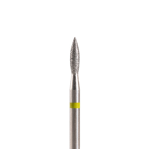 Fresa de diamante, forma de llama amarilla 2.1