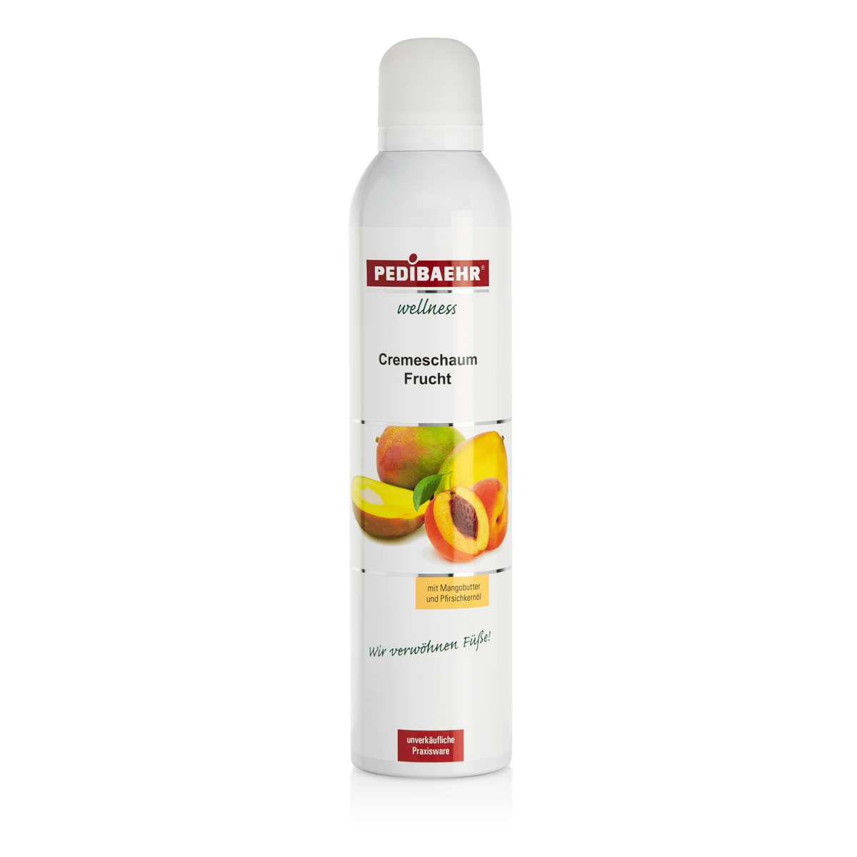 BAEHR-Crema-espuma afrutada para pies con aceite de mango y aceite de melocotón 300ml