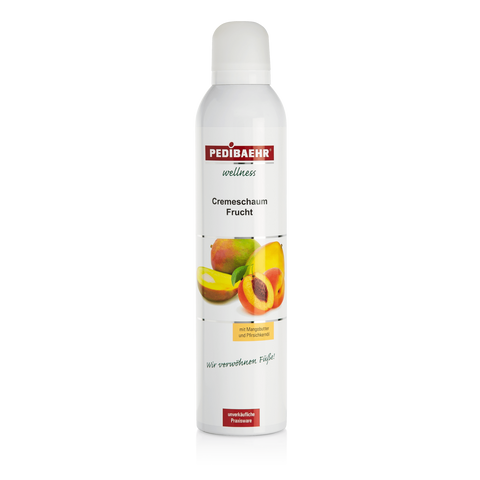 BAEHR-Crema-espuma afrutada para pies con aceite de mango y aceite de melocotón 300ml