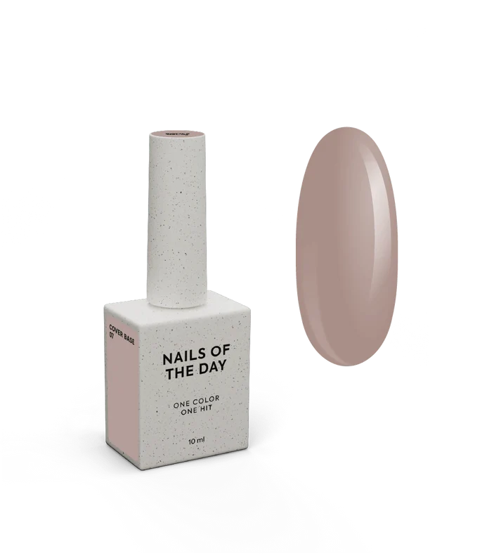Nailsoftheday Cover base New Fórmula 07 Café Leche 10 ml