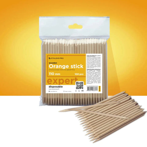 Palito de naranjo STALEKS PRO para manicura, 110 mm
