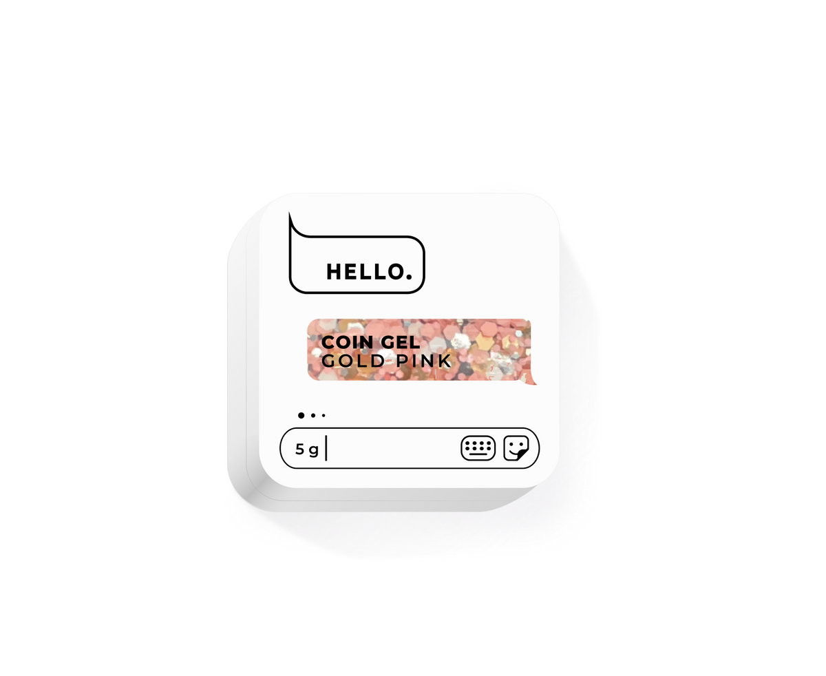 HEYLOVE Coin Gel Gold Pink 5g