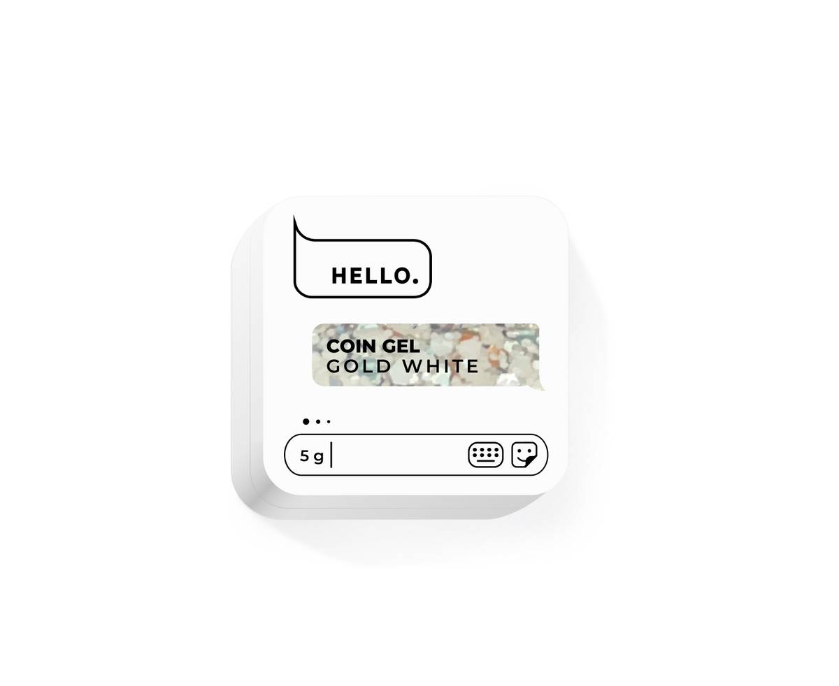 HEYLOVE Coin Gel Gold White 5g