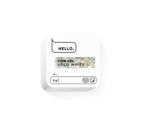 HEYLOVE Coin Gel Gold White 5g