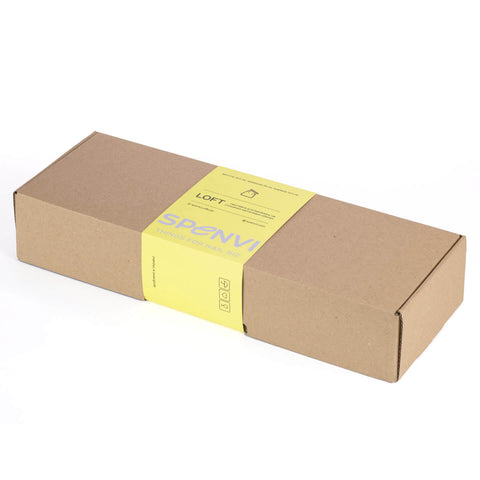 Apoyabrazo Blanco con Patas Metálicas Inclinadas