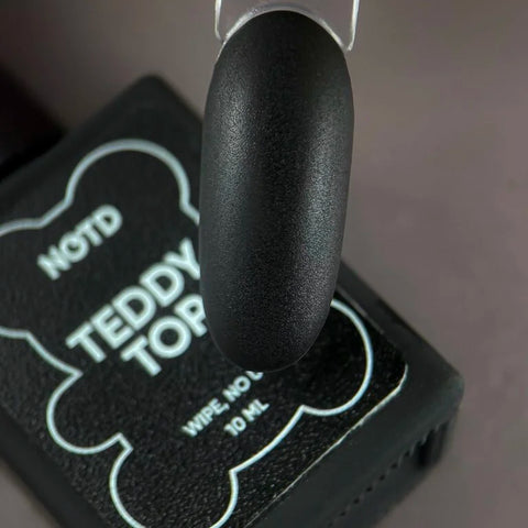 NAILSOFTHEDAY Teddy Top Wipe( con effecto peluche, con capa pejosa y sin filtros UV) 10ml