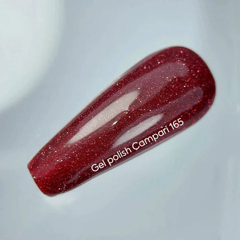 NAILSOFTHEDAY Gel Polish Campari Color Rojo Reflectante 10 ml