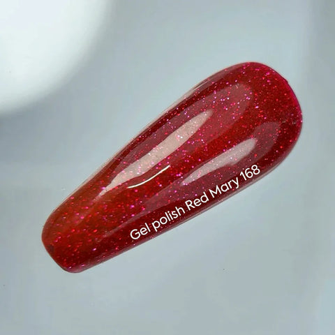 NAILSOFTHENIGHT Red Mary esmalte en gel reflectante rojo 10 ml