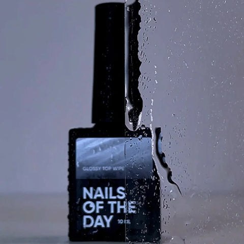 NAILSOFTHEDAY Glossy Top No Wipe(con una capa pegajosa y sin filtros UV) 10ml
