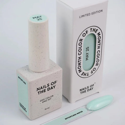 NAILSOFTHEDAY Color del Mes Mayo 2025 – Effortless frío y blanqueado 10 ml