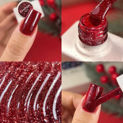 NAILSOFTHEDAY Gel Polish Campari Color Rojo Reflectante 10 ml