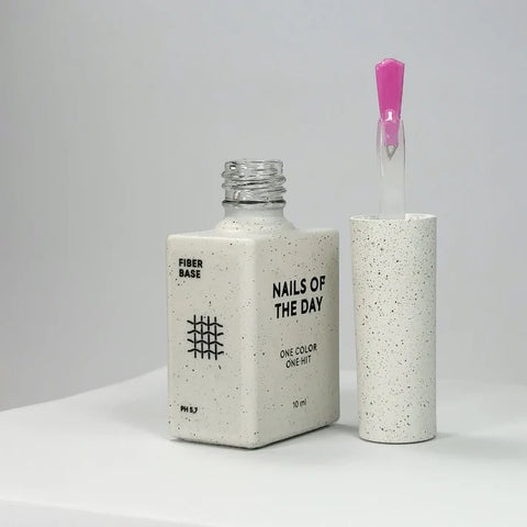 NAILSOFTHEDAY Fiber Base-Con Fibras de Nailon 10 ml