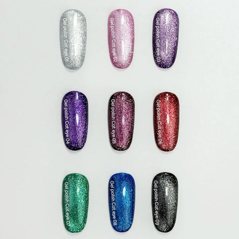 NAILSOFTHEDAY Cat Eye 04 Morado efecto ojo de gato con partículas metálicas 6 ml