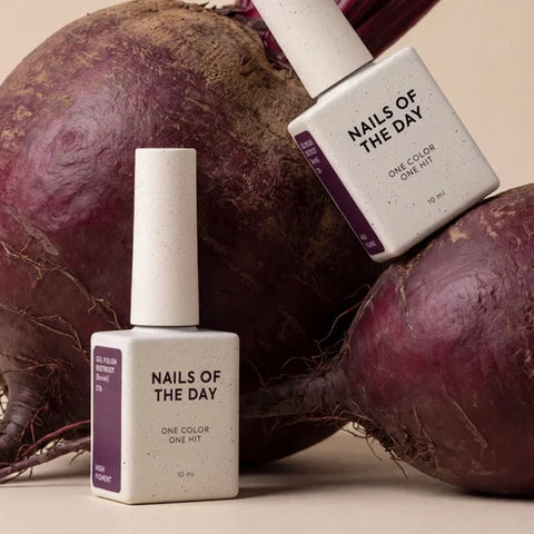 NAILSOFTHEDAY Beetroot esmalte semipermanente color púrpura remolacha 10 ml