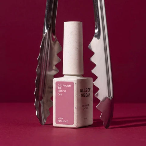 NAILSOFTHEDAY Rib esmalte semipermanente nude rosado 10 ml