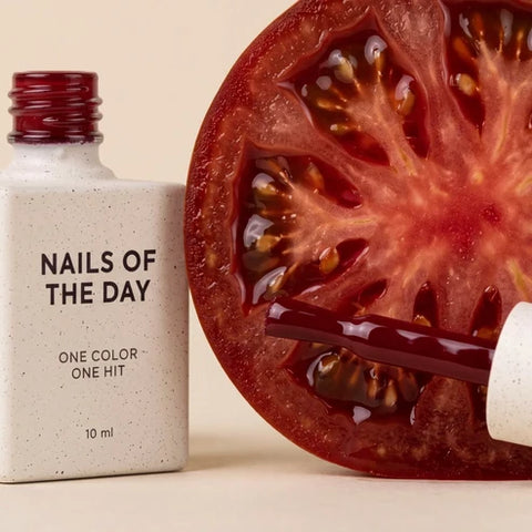 NAILSOFTHEDAY Tomato esmalte semipermanente rojo tomate 10 ml