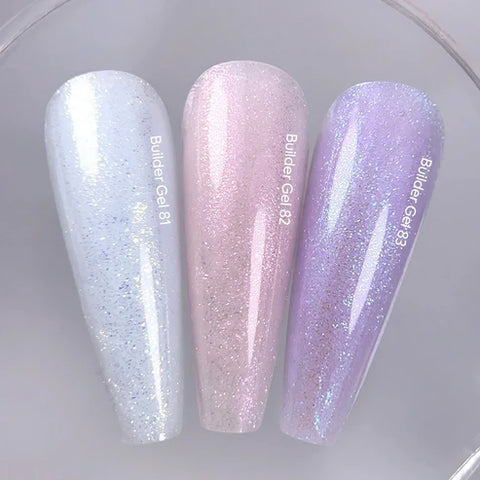 NAILSOFTHEDAY Builder Gel  Rosa con shimmer 82 15 ml