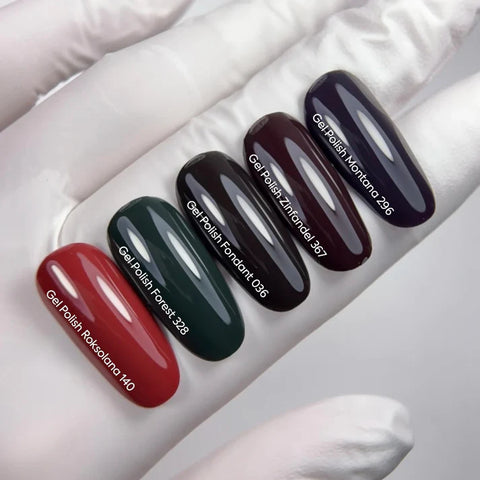 NAILSOFTHEDAY Gel Polish Fondant  esmalte color marrón oscuro 10 ml