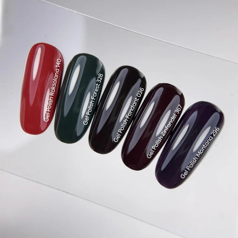 NAILSOFTHEDAY Gel Polish Zinfandel esmalte color burdeos oscuro 10 ml