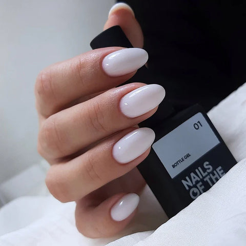 NAILSOFTHEDAY Bottle gel 01 – Color Blanco Gel Súper Fuerte 10 ml