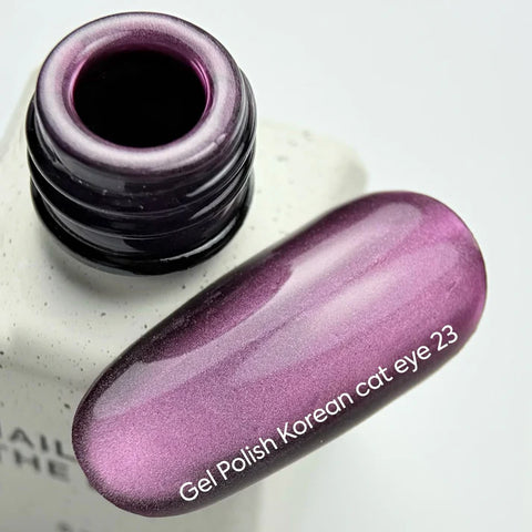 NAILSOFTHEDAY Korean Cat Eye 23 efecto ojo de gato rosa-violeta 6 ml