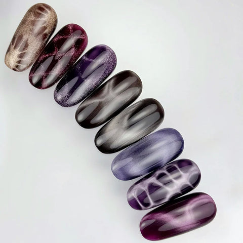 NAILSOFTHEDAY Gel Polish Cat Eye 12 efecto ojo de gato en tono morado 6 ml