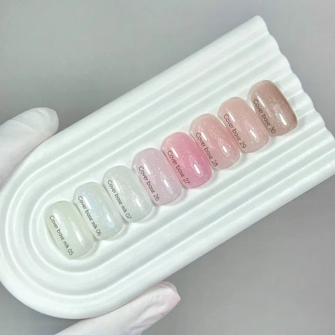 Nailsoftheday Cover base NEW Formula 30  nude con shimmer dorado 10 ml.