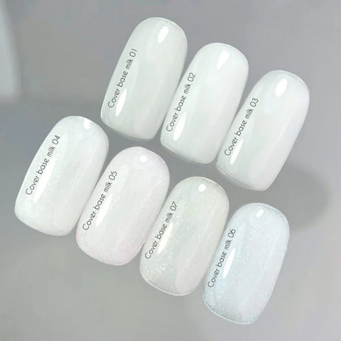 Nailsoftheday NEW Formula milk 05 semitransparente con brillo rosa que intensifica el color y lo hace más cálido 10 ml