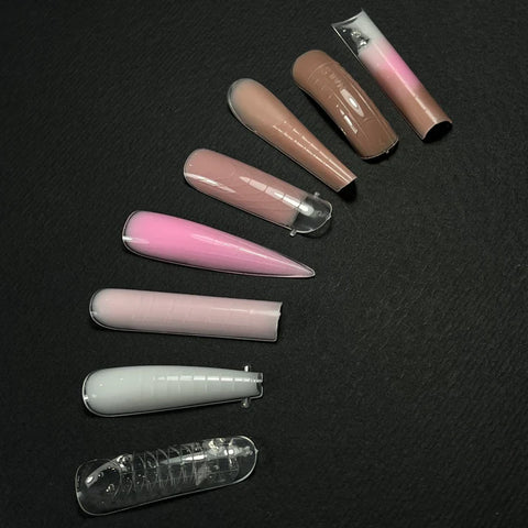 NAILSOFTHEDAY Dual Form Square (Type 2)-cuadradas anchas/almendradas 130un