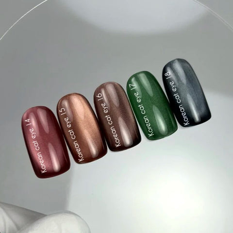 NAILSOFTHEDAY Korean cat eye 16 Ojo De Gato De Color Marron 10 ml