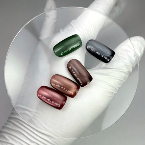 NAILSOFTHEDAY Korean cat eye 16 Ojo De Gato De Color Marron 10 ml