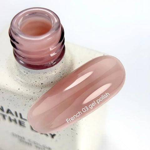 NAILSOFTHEDAY French 03 esmalte semipermanente nude nivel reducido de pigmentación 10 ml