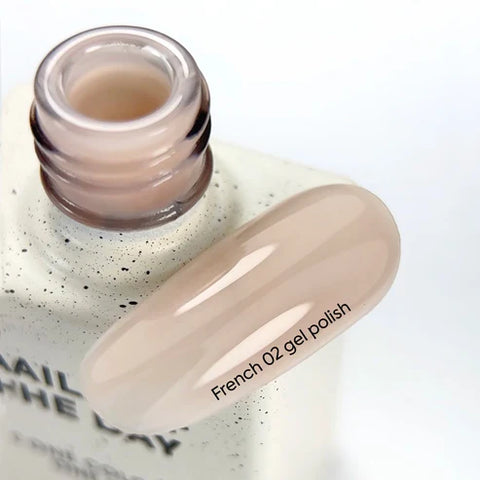 NAILSOFTHEDAY French 02 esmalte semipermanente Beige nude nivel reducido de pigmentación 10 ml