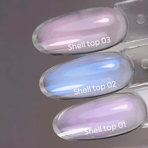 NAILSOFTHEDAY Shell Top 03 Perlado Con Efecto Rosa