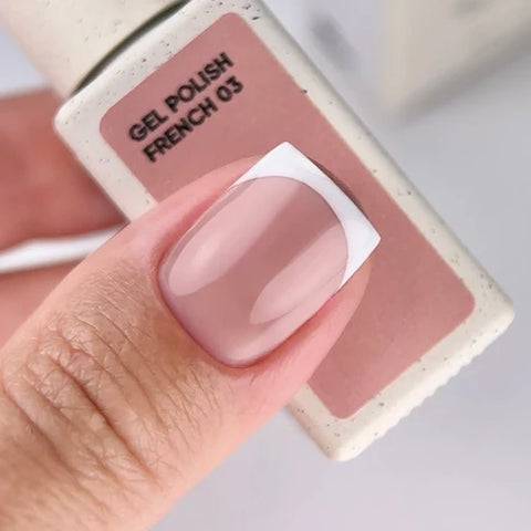 NAILSOFTHEDAY French 03 esmalte semipermanente nude nivel reducido de pigmentación 10 ml