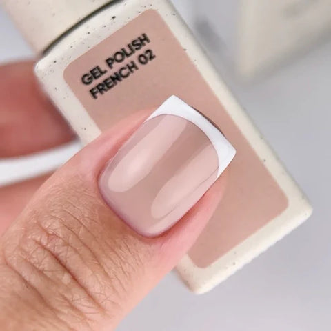 NAILSOFTHEDAY French 02 esmalte semipermanente Beige nude nivel reducido de pigmentación 10 ml